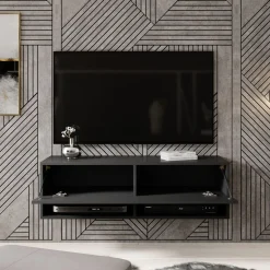 Asino - TV-Meubel - Mat zwart - 100 cm