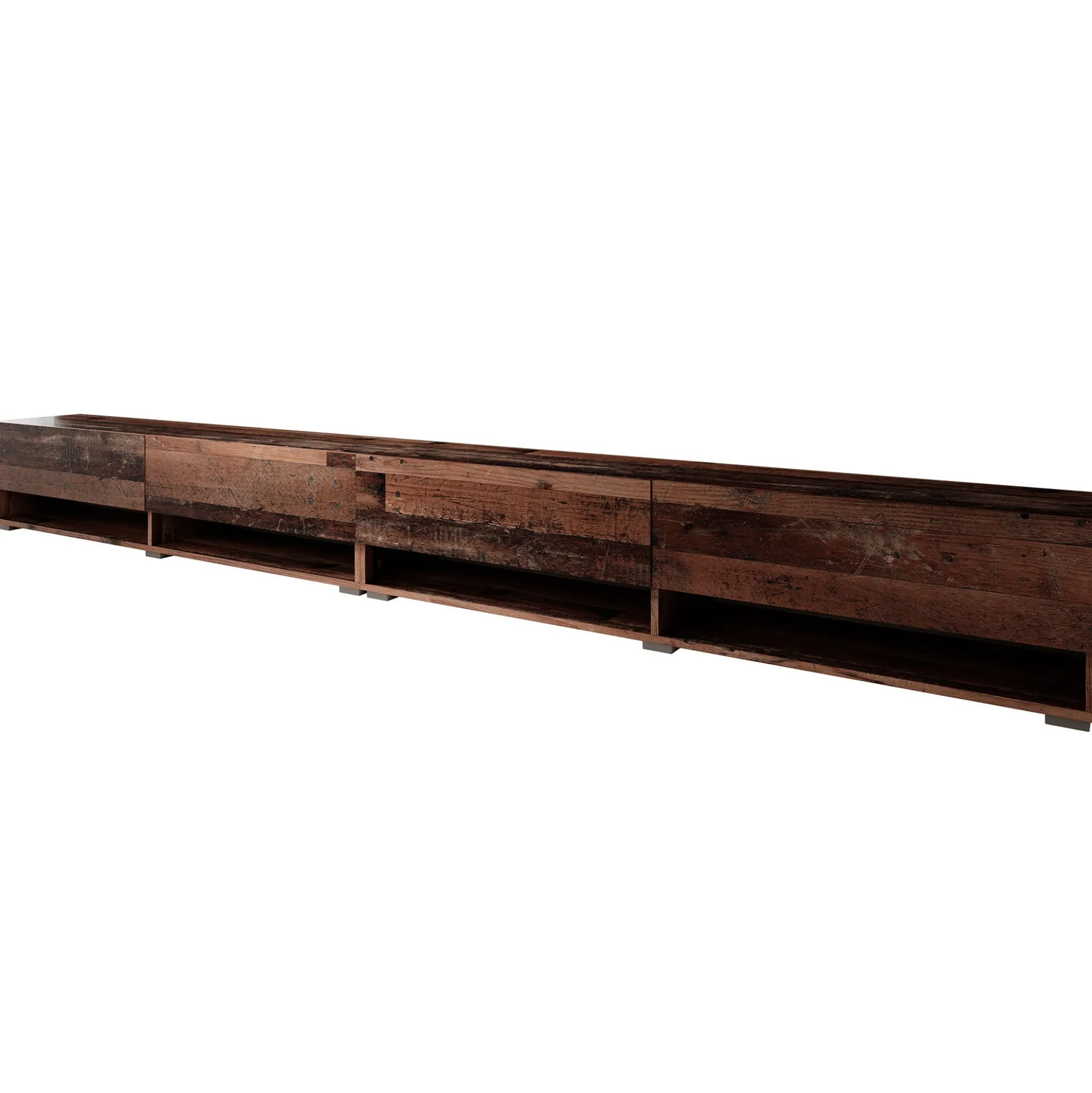 Asino - TV-Meubel - Old wood - 280 cm