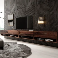 Asino - TV-Meubel - Old wood - 280 cm