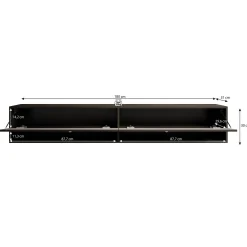 Asino - TV-Meubel - Wave eiken - 180 cm