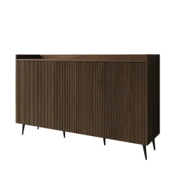 Asty - Dressoir - Donker eiken - 150x41x92 cm