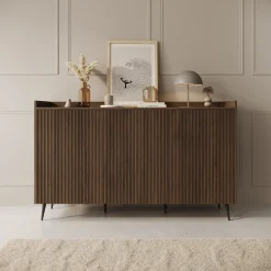 Asty - Dressoir - Donker eiken - 150x41x92 cm