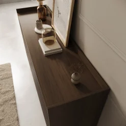 Asty - Dressoir - Donker eiken - 150x41x92 cm