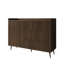 Asty - Dressoir - Donker eiken - 126x41x92 cm