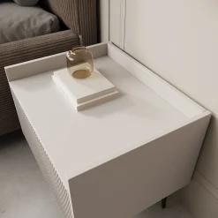Asty - Nachtkastje - Beige - 52x41x45 cm