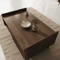 Asty - Salontafel - Donker eiken - 100x60x45 cm