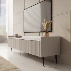 Asty - TV-Meubel - Beige - 150x40x45 cm