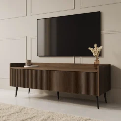 Asty - TV-Meubel - Donker eiken - 121x40x45 cm