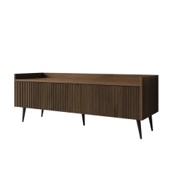 Asty - TV-Meubel - Donker eiken - 121x40x45 cm
