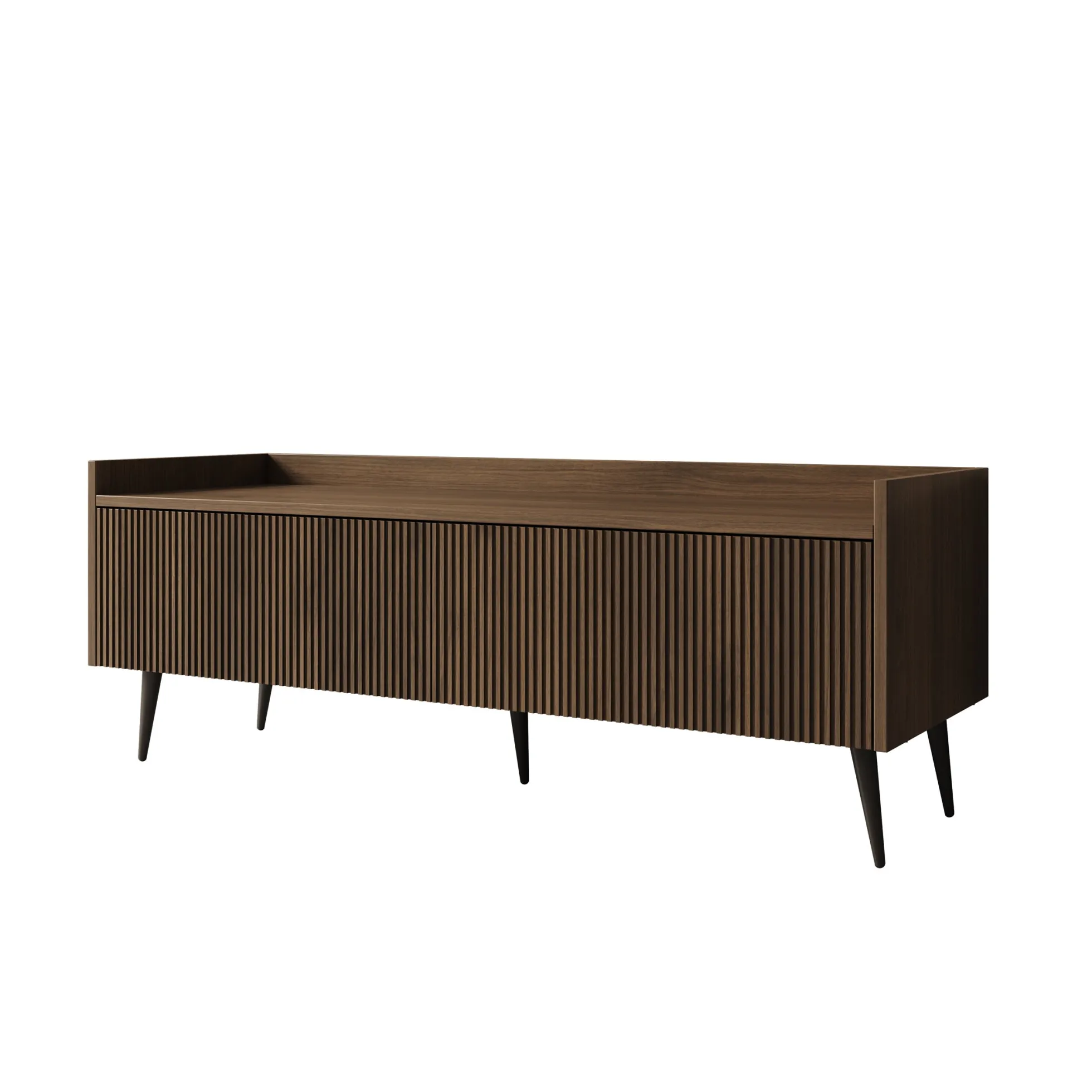 Asty - TV-Meubel - Donker eiken - 121x40x45 cm