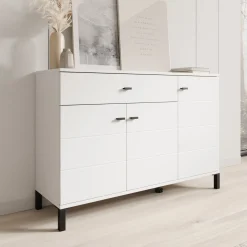 Avellio - Dressoir - Wit - 116x35x78 cm