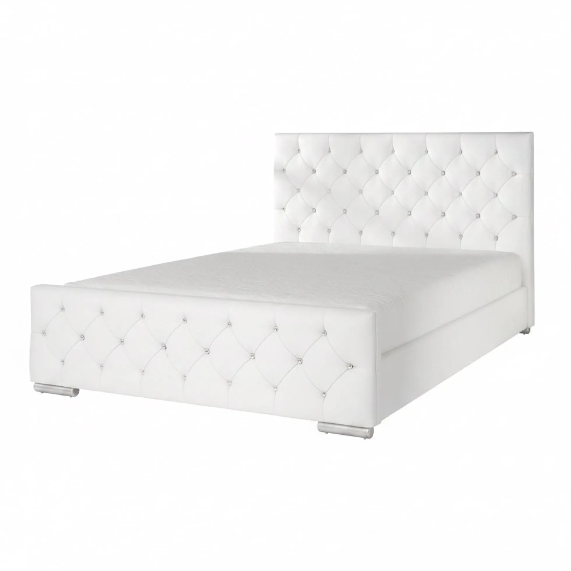 Aventura Diamond - Tweepersoonsbed - Wit - 180x200 cm