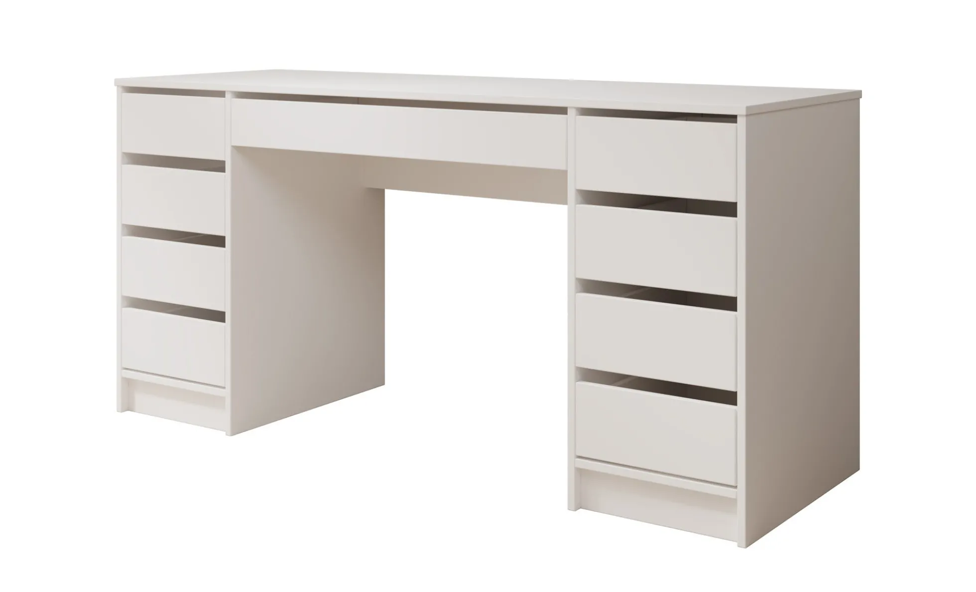 Avio 2 - Bureau - Wit - 154x55 cm