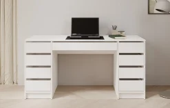 Avio 2 - Bureau - Wit - 154x55 cm