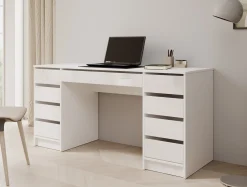Avio 2 - Bureau - Wit hoogglans - 154x55 cm