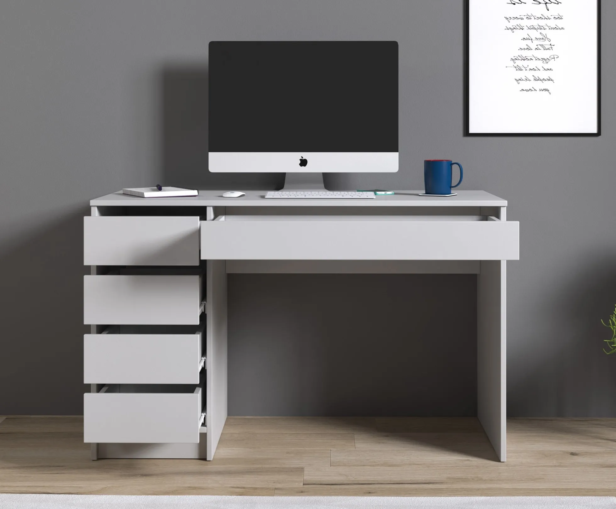 Avio - Bureau - Beige - 120x55 cm