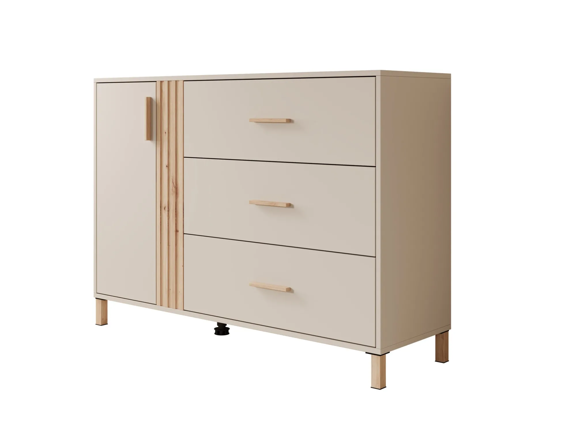 Bahia - Dressoir - Beige - 125x40x90 cm
