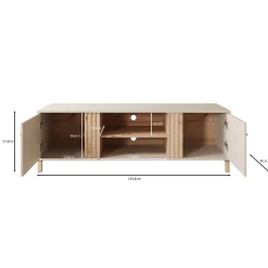 Bahia - TV-Meubel met 2 deuren - Beige - 163 cm