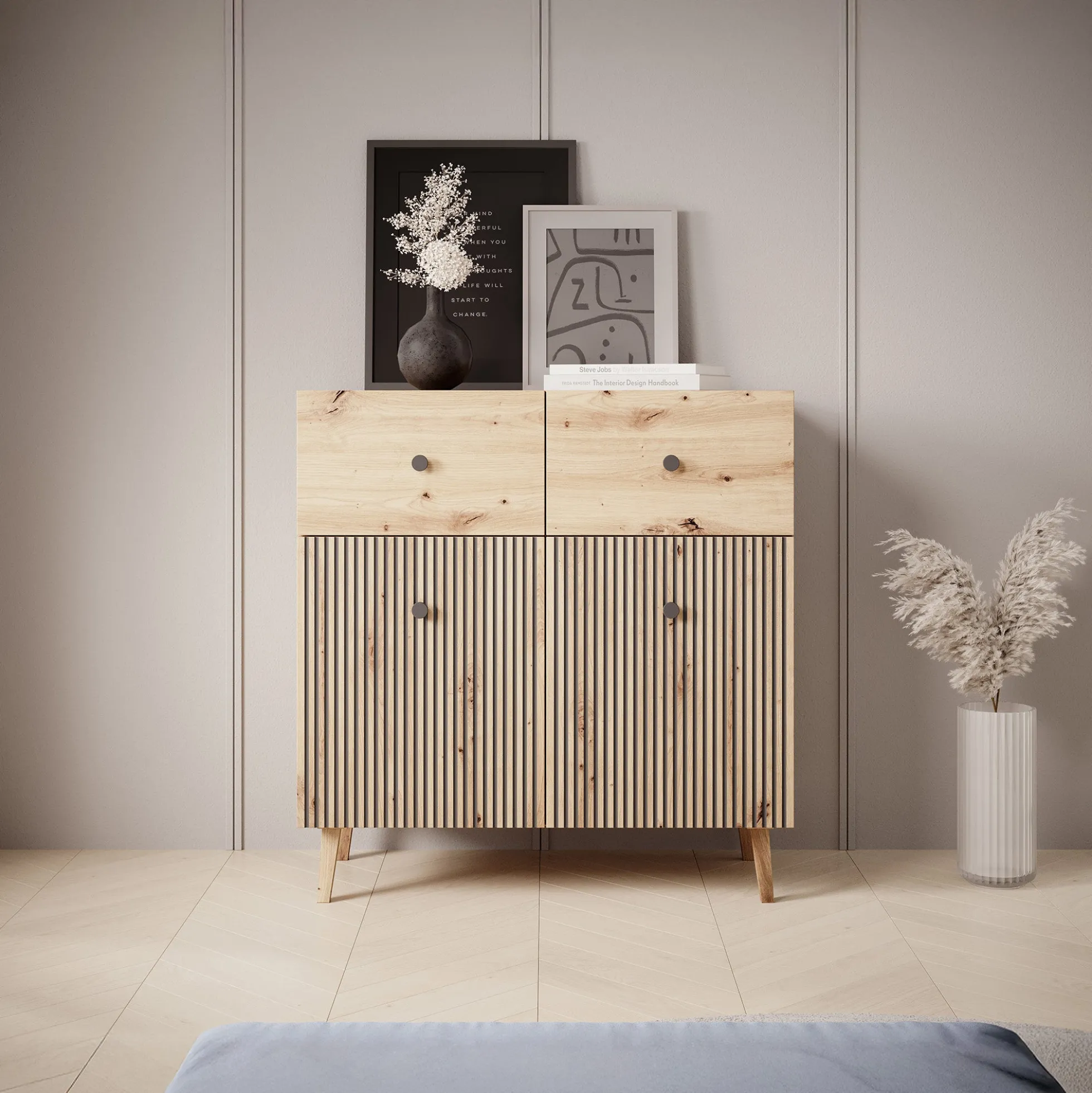 Bali - Dressoir - Eiken - 91x40x95 cm