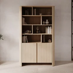 Barbados - Boekenkast - Eiken - 103x39x170 cm