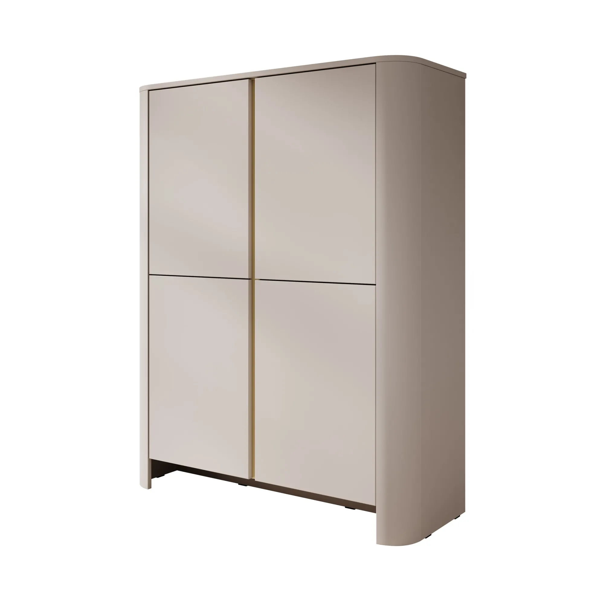 Barbados - Dressoir - Beige - 103x39x132 cm