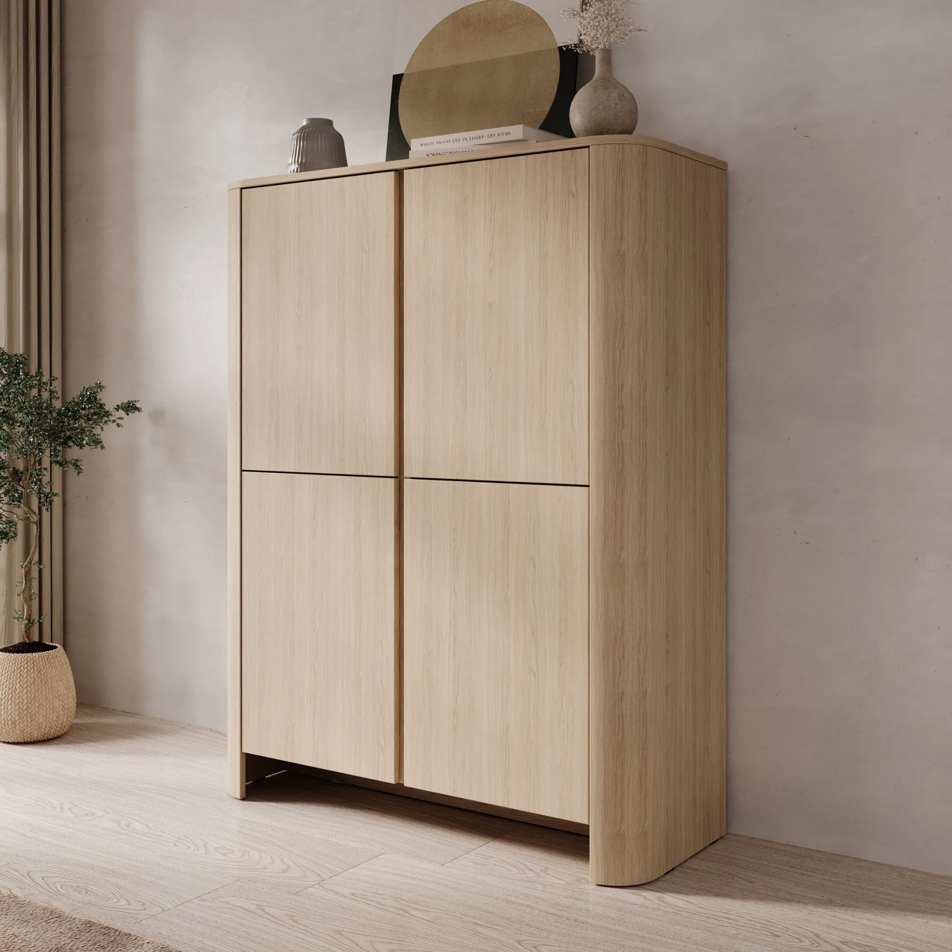 Barbados - Dressoir - Eiken - 103x39x132 cm