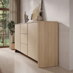 Barbados - Dressoir - Eiken - 168x39x84 cm