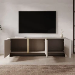 Barbados - TV-Meubel - Beige - 168x39x52 cm