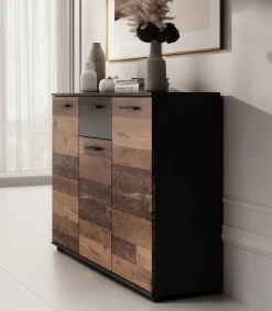 Bellini 2 - Dressoir - Donker/old wood - 120x33x85 cm