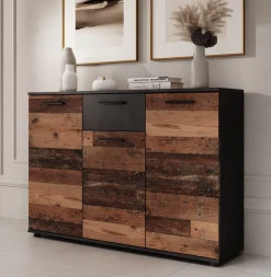 Bellini 2 - Dressoir - Donker/old wood - 120x33x85 cm