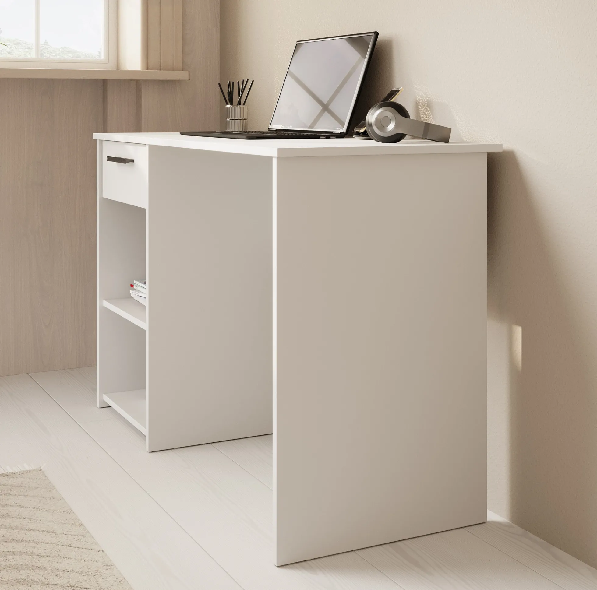 Bellini - Bureau - Wit - 110 cm