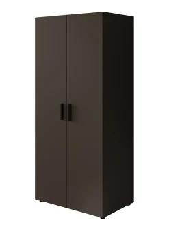 Bellini - Kledingkast 2-deurs - Antraciet - 80x51x177 cm
