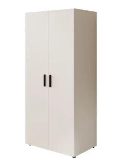 Bellini - Kledingkast 2-deurs - Wit - 80x51x177 cm