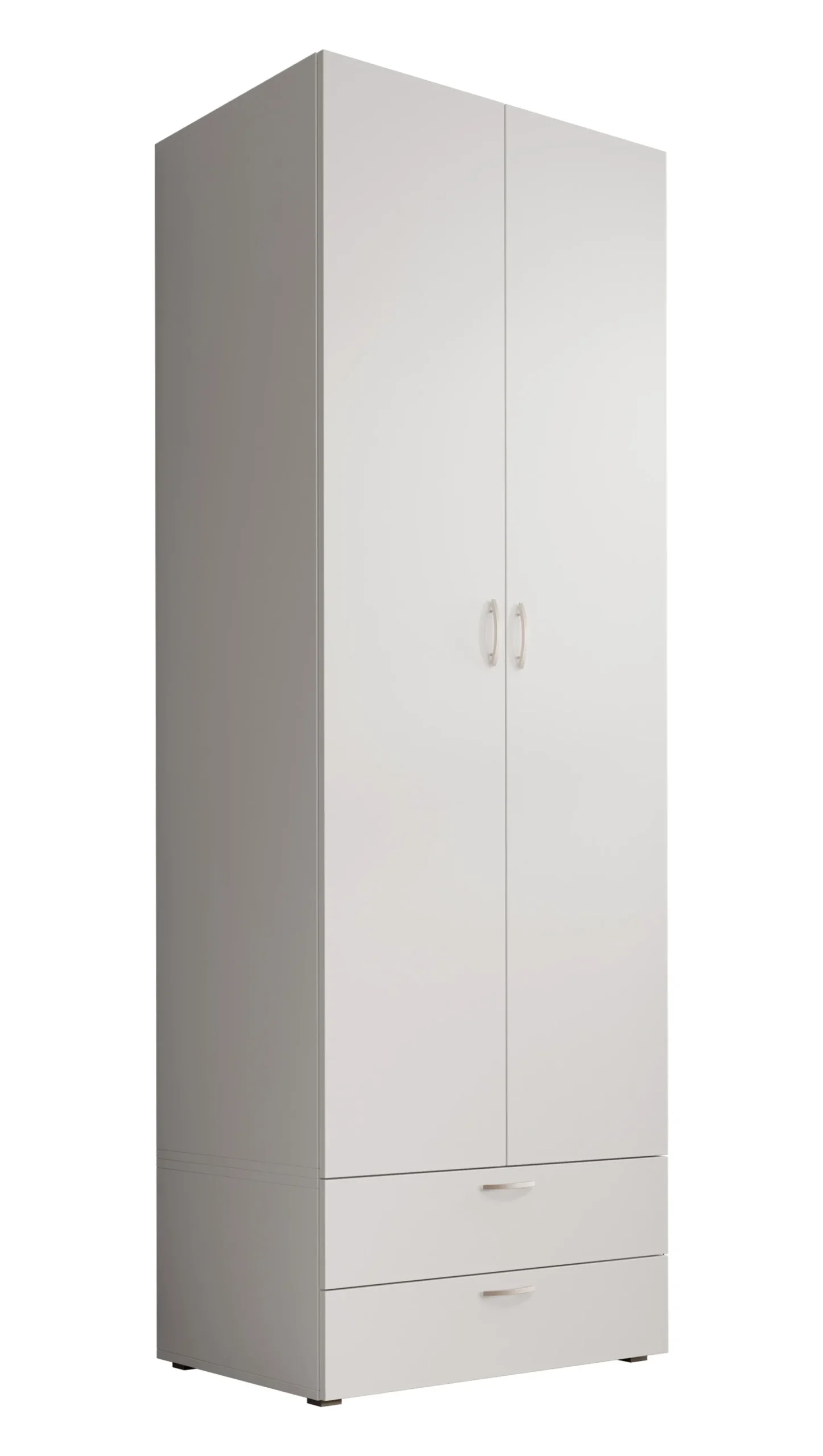 Bernd - Kledingkast - Wit - 74x52x214 cm