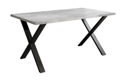 Berry - Eetkamertafel - Betonlook - 160x90x76 cm