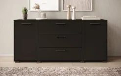 Betty - Dressoir - Zwart - 150x40x68 cm