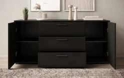 Betty - Dressoir - Zwart - 150x40x68 cm