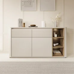 Bijou - Dressoir - Beige - 160x41x83 cm