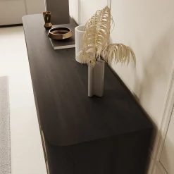 Bijou - Dressoir - Zwart - 160x41x83 cm
