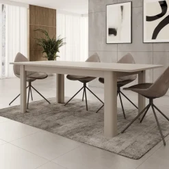 Bijou - Eetkamertafel - Beige - 160x90x73 cm