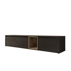 Bijou - TV-Meubel - Zwart - 215x41x42 cm
