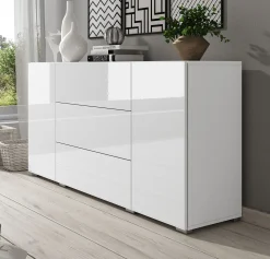 Bonzo - Dressoir - Wit - 150x39x68 cm