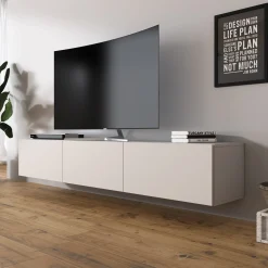 Bonzo - TV-Meubel - Beige - 180x33x30 cm