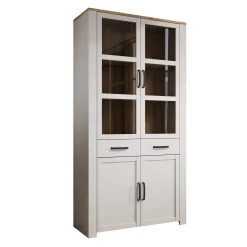 Borello - Buffetkast - Wit - 106x42x205 cm