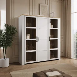 Borello - Buffetkast - Wit - 151x42x161 cm