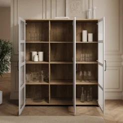 Borello - Buffetkast - Wit - 151x42x161 cm