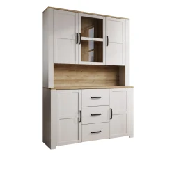 Borello - Buffetkast - Wit - 146x42x205 cm