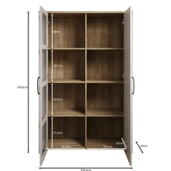 Borello - Buffetkast - Wit - 106x42x161 cm