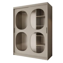 Bravanti - Kledingkast - Beige - 150x62x200 cm