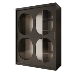 Bravanti - Kledingkast - Zwart - 150x62x200 cm